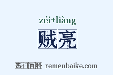 贼亮是什么意思的图片